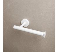 Herzbach LIVING porta rotolo, 23.814000.1.07, LIVING; DEEP BLACK; DEEP GREY; DEEP WHITE; SIRO; SIRO PVD GOLD; SIRO GREY; SIRO WHITE; SIRO BLACK bianco opaco [Accessori Bagno > Porta Rotolo]