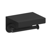 Herzbach LIVING porta rotolo, 23.815000.1.12, LIVING nero opaco [Accessori Bagno > Porta Rotolo]