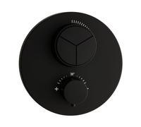 Herzbach LIVING rubinetto doccia da incasso con termostatico, 23.803055.1.12, LIVING; DEEP GREY; DEEP WHITE; DEEP BLACK; SIRO; SIRO PVD GOLD; SIRO GREY; SIRO WHITE; SIRO BLACK; Design New; DEEP; Nano;