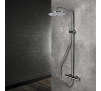 Herzbach Living Spa colonna doccia con termostatico, 11.988230.1.01, Living Spa cromo [Rubinetteria Bagno > Colonne Doccia]