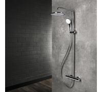 Herzbach Living Spa colonna doccia con termostatico, 11.988525.1.01, Living Spa cromo [Rubinetteria Bagno > Colonne Doccia]