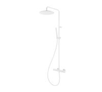 Herzbach Living Spa colonna doccia con termostatico, 23.988250.1.07, Living Spa bianco opaco [Rubinetteria Bagno > Colonne Doccia]