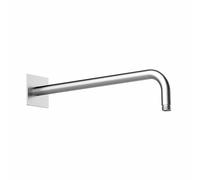 Herzbach Living Spa iX braccio doccia, 17.960450.2.09, Living Spa iX acciaio inox spazzolato [Rubinetteria Bagno > Soffioni Doccia]