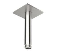 Herzbach Living Spa iX braccio doccia, 17.964810.2.09, Living Spa iX acciaio inox spazzolato [Rubinetteria Bagno > Soffioni Doccia]