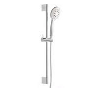 Herzbach Living Spa set doccia con asta saliscendi, 3 tipi di getto, 11.690310.1.01, Living Spa; DEEP BLACK; DEEP GREY; DEEP WHITE; SIRO; SIRO PVD GOLD; SIRO GREY; SIRO WHITE; SIRO BLACK cromo [Rubine