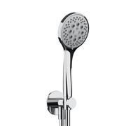 Herzbach Living Spa set doccia con presa d'acqua e supporto, 3 tipi di getto, 11.914600.1.01, Living Spa; DEEP BLACK; DEEP GREY; DEEP WHITE; SIRO; SIRO PVD GOLD; SIRO GREY; SIRO WHITE; SIRO BLACK crom