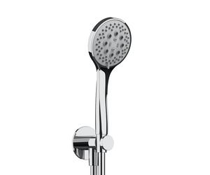 Herzbach Living Spa set doccia con presa d'acqua e supporto, 3 tipi di getto, 11.914600.1.01, Living Spa; DEEP BLACK; DEEP GREY; DEEP WHITE; SIRO; SIRO PVD GOLD; SIRO GREY; SIRO WHITE; SIRO BLACK crom