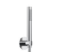 Herzbach Living Spa set doccia con supporto, 1 tipo di getto, 11.914000.1.01, Living Spa; DEEP BLACK; DEEP GREY; DEEP WHITE; SIRO; SIRO PVD GOLD; SIRO GREY; SIRO WHITE; SIRO BLACK cromo [Rubinetteria