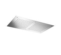 Herzbach Living Spa soffione doccia, 1 tipo di getto, 11.600395.3.01, Living Spa; Living Spa iX acciaio inox levigato [Rubinetteria Bagno > Soffioni Doccia]