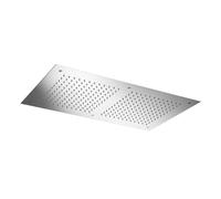 Herzbach Living Spa soffione doccia, 1 tipo di getto, 11.670380.3.01, Living Spa; Living Spa iX acciaio inox levigato [Rubinetteria Bagno > Soffioni Doccia]