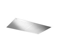 Herzbach Living Spa soffione doccia, 1 tipo di getto, 11.690500.3.01, Living Spa; Living Spa iX acciaio inox levigato [Rubinetteria Bagno > Soffioni Doccia]