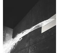 Herzbach Living Spa soffione doccia, 1 tipo di getto, 11.693000.1.09, Living Spa; Living Spa iX acciaio inox spazzolato [Rubinetteria Bagno > Soffioni Doccia]
