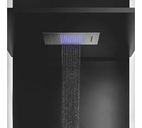 Herzbach Living Spa soffione doccia, 2 tipi di getto, 11.600390.3.01, Living Spa; Living Spa iX acciaio inox levigato [Rubinetteria Bagno > Soffioni Doccia]