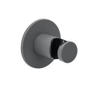 Herzbach Living Spa supporto doccetta, 23.994100.1.06, Living Spa; DEEP BLACK; DEEP GREY; DEEP WHITE grigio opaco [Rubinetteria Bagno > Doccette / Supporti]