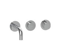 Herzbach MODUL7 PUSH rubinetto lavabo a parete, 70.701603.1.01, MODUL7 PUSH; MODUL7 cromo [Rubinetteria Bagno > Rubinetteria Lavabo]