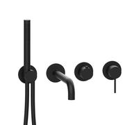 Herzbach MODUL7 rubinetto vasca da incasso, miscelatore monocomando, 70.702012.1.12, MODUL7 nero opaco [Rubinetteria Bagno > Rubinetteria Vasca]