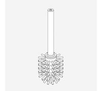 Herzbach ricambio testa dello scopino per set portascopino, 80.720200.9.09, Design iX; Neo Castell iX nero [Accessori Bagno > Accessori per Accessori Bagno]