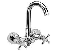 Herzbach Stilo rubinetto vasca esterno, miscelatore a due comandi, 14.952150.1.01, Stilo cromo [Rubinetteria Bagno > Rubinetteria Vasca]