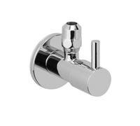 Herzbach Universal valvola ad angolo, 1/2” x 3/8", 11.954780.1.01, Universal cromo [Rubinetteria Bagno > Rubinetti Filtro]