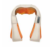 Herzberg Massaggiatore Cervicale e Spalle Shiatsu con Calore 4 Nodi, Beige