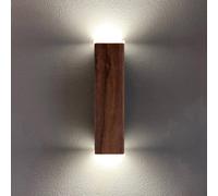 HerzBlut Leonora applique a LED up&down in noce HerzBlut