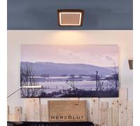 HerzBlut Otto O plafoniera quadrata noce HerzBlut