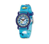 Herzengel Orologio Analogico al Quarzo Giapponese Unisex Bambini con Cinturino in Plastica HEWA-PILOT