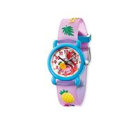 Herzengel Orologio Analogico al Quarzo Unisex Bambini con Cinturino in Plastica HEWA-FLAMINGO