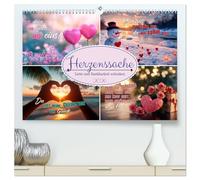 HERZENSSACHE Liebe und Dankbarkeit schenken (hochwertiger Premium Wandkalender 2026 DIN A2 quer), Kunstdruck in Hochglanz: Momente voller Freude und Inspirationen