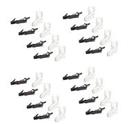 Herzeug 12 bicchieri a forma di sci con attacco e cordino. L'attrazione assoluta per ogni festa ApresSki. Perfetto come regalo di compleanno o semplicemente perché! (12 bicchieri, senza cordino)