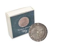 Herzmensch Fidati della tua strada, portafortuna, portafortuna, 3,8 cm, in argento massiccio, bronzo, piccolo regalo per conforto, dolore, coraggio e nuovi percorsi di vita