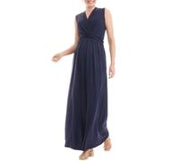 Herzmutter Abito Lungo per la maternità e la Gravidanza - vestivo per L'Allattamento - Maxi Abito Estivo - Festivo - Abiti da Donna per la maternità - Allattamento - 6900 (XL, Blu Scuro)