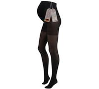 Herzmutter Calze Maternita 50DEN OekoTex semitrasparente Beige Nero 1800 | Collant Premaman - set da 1 e 2 paia