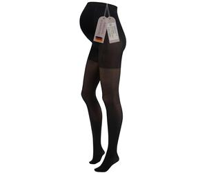 Herzmutter Calze Maternita 50DEN OekoTex semitrasparente Beige Nero 1800 | Collant Premaman - set da 1 e 2 paia