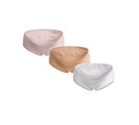 Herzmutter - Slip per Gravidanza - per Donna - Addome - Gravidanza - Mix di Cotone - Nero/Beige/Bianco/Grigio/Rosa - Set da 1 & 3 Pezzi - 5730 (Rosa/Beige/Bianco, XL)