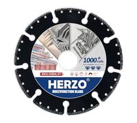 HERZO Disco da Taglio 115mm per Smerigliatrice Angolare, Disco Diamantato per Metallo e Ferro, Angoli e Tubi in Metallo