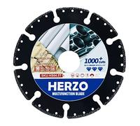 HERZO Multi Wheel Disco da Taglio per Legno e Plastica Laminato 115 mm, Disco da Taglio Legno 115 mm