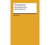 Herzog Ernst: Mittelhochdeutsch/Neuhochdeutsch: 19606