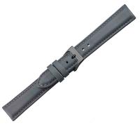 Herzog Italo-Nappa Cinturino Orologio Grigio > Nappa Storia Fibbia ad Ardiglione