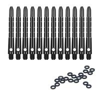 HERZONE 12 fusti per freccette (Black-F)