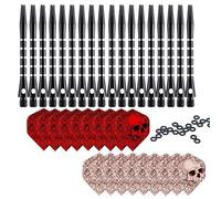 HERZONE 18 fusti per freccette (Black -E)