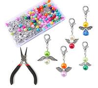 HERZWILD Angioletti Bomboniere 50 Sets ciondoli a forma di angelo per matrimonio, compleanno, Natale, battesimo, comunione, festa, pensierino