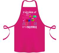 He's My Brother Autism Autismo Asd Cotone Grembiule 100% Biologico