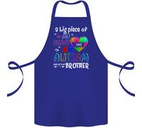 He's My Brother Autism Autismo Asd Cotone Grembiule 100% Biologico
