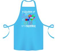 He's My Brother Autism Autismo Asd Cotone Grembiule 100% Biologico