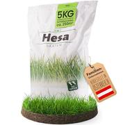 Hesa Erba ombreggiata RSM 7,4, 5 kg per circa 250 m², semi di prato di alta qualità, per ombra, ombra parziale e anche pieno sole, semi di erba di qualità professionale