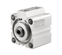 Heschen Alluminio Pneumatico Compatto Cilindro dell' Aria SDA 50 - 25 Alesaggio: 50 mm; Corsa: 25 mm 1/4 PT Port Dimensioni Doppio Effetto