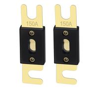 Heschen ANL Fuse ANL-150 150 Amp per auto Veicoli Sistema Audio Foglio Oro & Nero 2 Pack