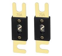 Heschen ANL Fuse ANL-70 70 Amp for Car Vehicles Audio System Sheet Gold Tone & Black 2 Pack