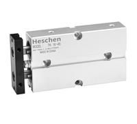 Heschen Cilindro pneumatico ad aria, TN16-45 (TDA16-45), foro 16 mm, cilindro pneumatico ad aria in alluminio a doppia asta e doppia azione, con magnete (corsa: 45mm)